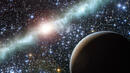 Гигантска планета се върти в дълбините на Млечния път