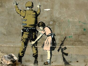 Графитите на Banksy такива, каквито никога не сте ги виждали