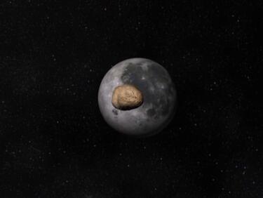 Метеорит колкото автомобил отворил кратер на Луната (ВИДЕО)