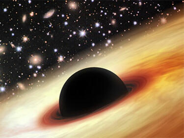 Откриха гигантска черна дупка от времената на ранната Вселена