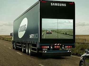 Samsung прави камионите прозрачни 