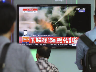 Северна и Южна Корея си размениха артилерийски снаряди, евакуирани са цивилни