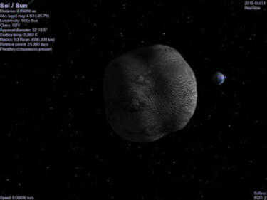Огромен астероид ще мине покрай Земята точно в нощта на Хелоуин
