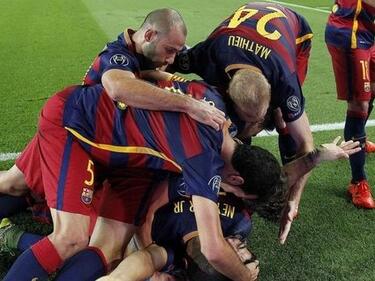 Барселона с важна победа в битката за титлата