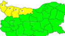 Жълт код за силен вятър е обявен за 4 области в страната 