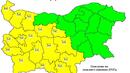 НИМХ предупреждава! Жълт код за обилни валежи и наводнения в 16 области