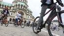 Велосипедисти протестират в София за граждански и екоправа 