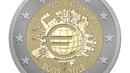 Специална монета за 10-та годишнина на еврото