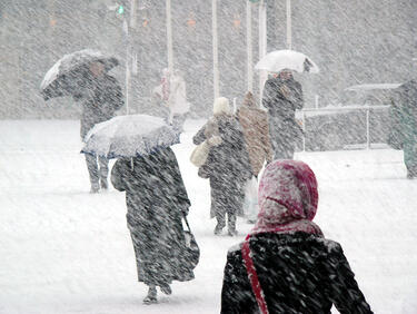 Суровата зима в Европа отне живота на най-малко 20 души