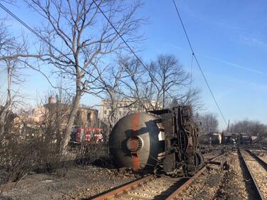 Отново инцидент с товарен влак в Североизточна България