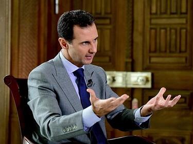 Асад: Ще си върнем и последния сантиметър територия