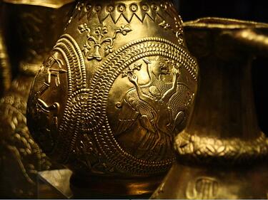 Показват уникално златно съкровище от Първата българска държава 