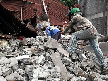 Мощно земетресение разлюля Филипините