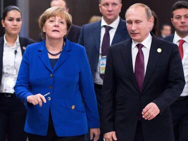 Меркел и Путин търсят затопляне на отношенията