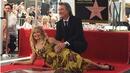 Голди Хоун и Кърт Ръсел получиха заедно звезди на Алеята на славата