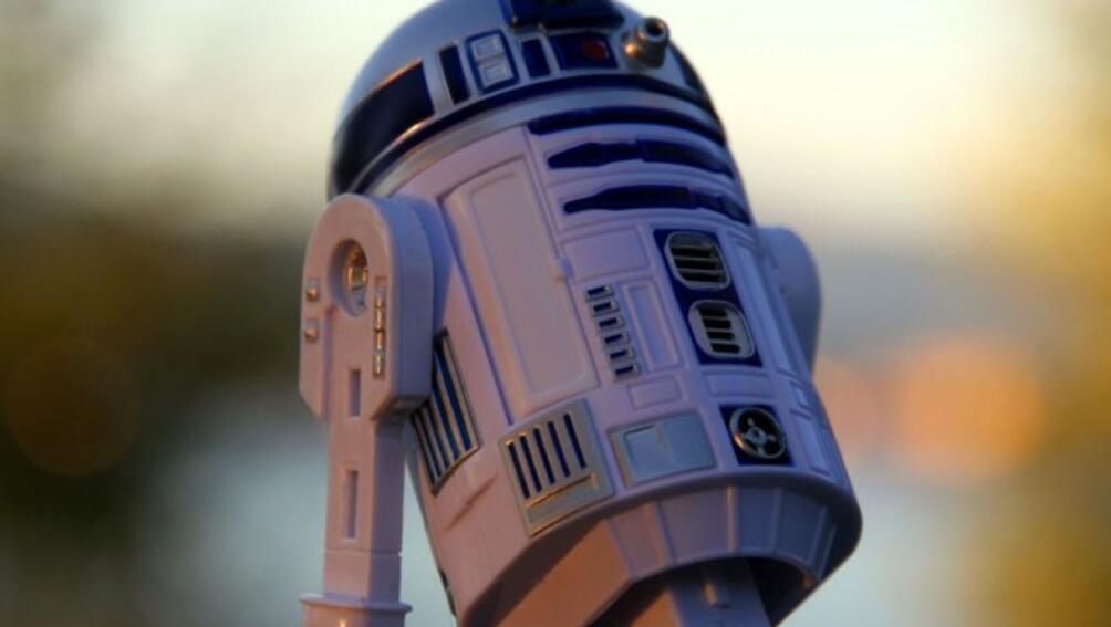 Роботчето R2-D2, използвано в култовата лента Междузвездни войни на режисьора