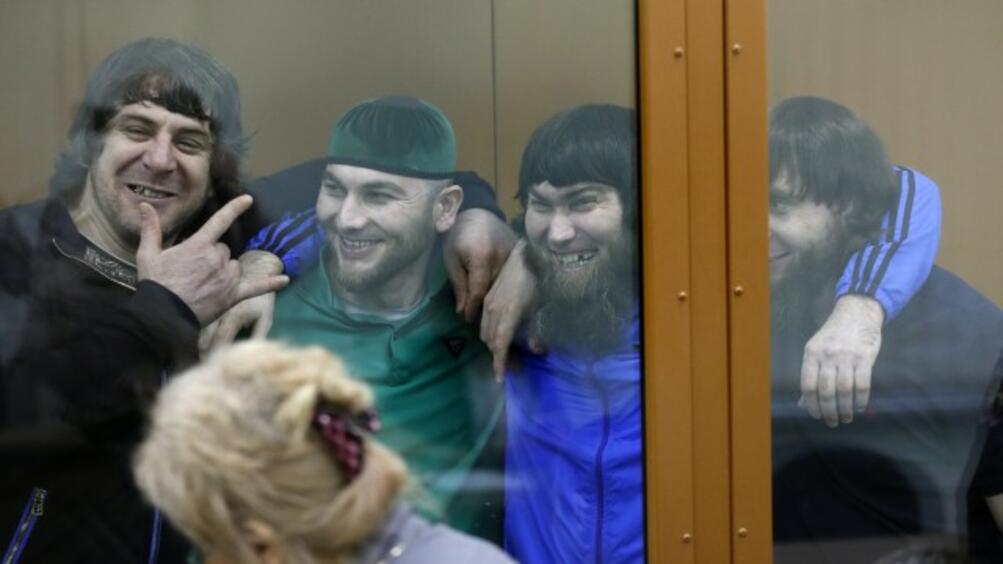 Петимата подсъдими по делото за показното убийство на руския политик