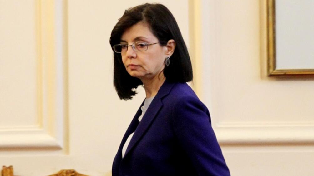 Бившият вицепремиер и партиен лидер в оставка Меглена Кунева се