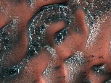 Ето как изглежда пролетта на Марс