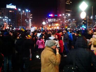 Румънците пак започнаха с протестите срещу властта