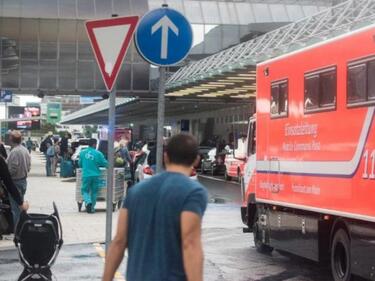 Мъж атакува със сълзотворен газ на летището във Франкфурт