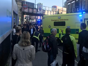 Поне 22-ма са ранените в метрото в Лондон
