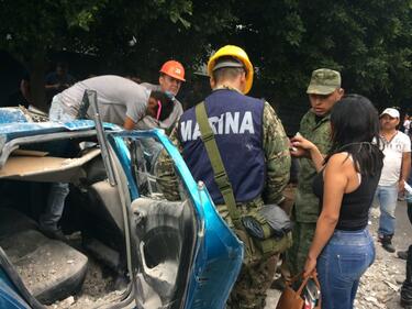 Втори адски трус в Мексико! Разрушенията са страшни, мъртвите стотици (ВИДЕО)