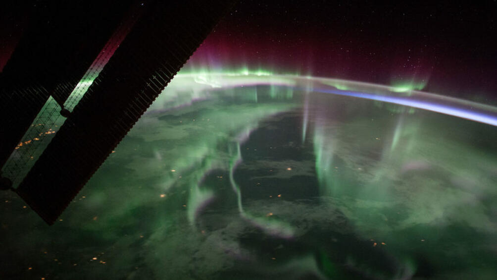 Космонавт от Международната космическа станция МКС направи снимка на Северното
