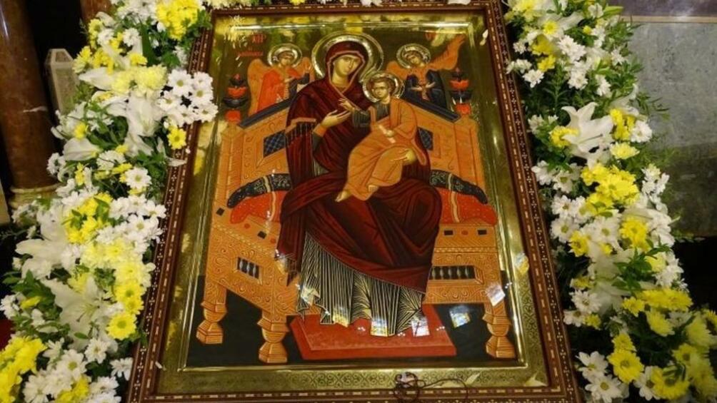 Икона на Пресвета Богородица Всецарица ще бъде изложена днес за