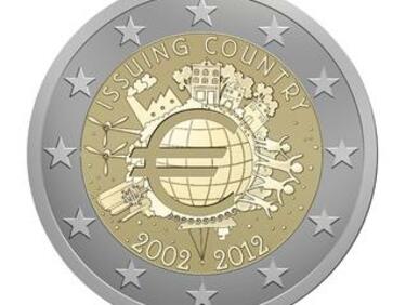 Обявиха дизайна на монетата, отбелязваща годишнината на еврото
