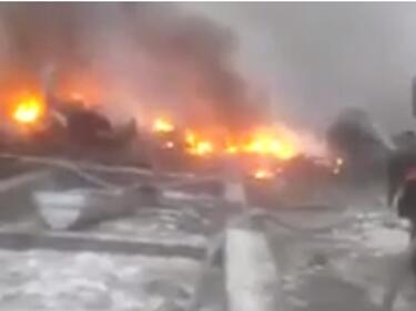 Самолет със 71 души се разби край Москва