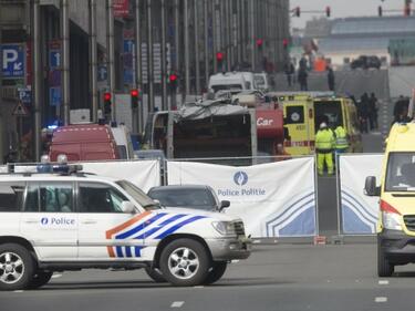 Полицейска блокада в Брюксел