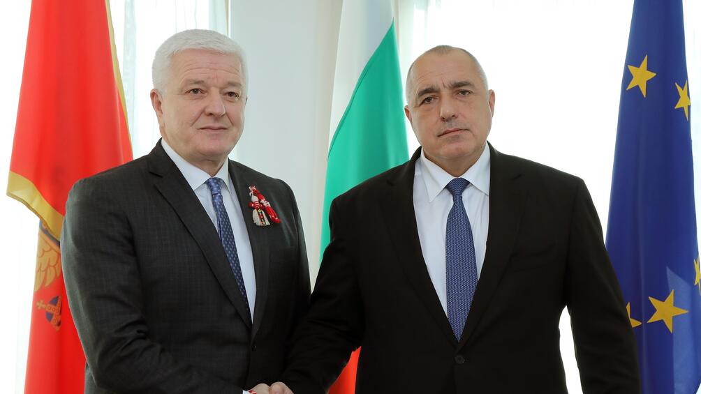 Премиерът Бойко Борисов проведе среща с министър председателя на Черна гора
