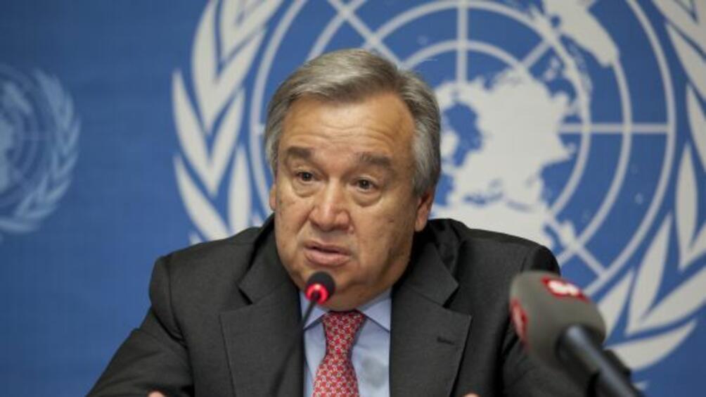 Генералният секретар на ООН Антониу Гутериш заяви в телефонен разговор