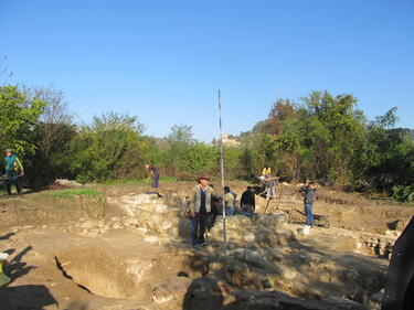 Борисов разгледа археологическите разкопки край Благоевград 