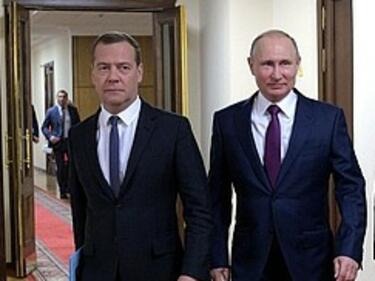 Очаквано, Медведев бе одобрен за нов премиерски мандат