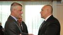 Тачи декларирал пред Борисов, че е готов за мир със Сърбия