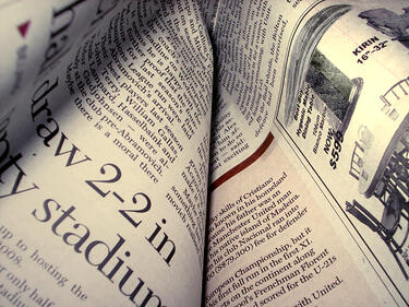 Седмичните вестници през 2010 г. намаляват с 20%