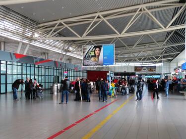 Летище София възстанови системата за полетна информация