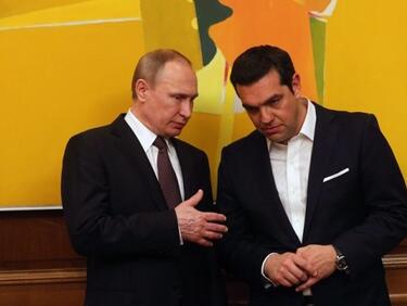 Ципрас при Путин за двустранните отношения Македония, „Турски поток“