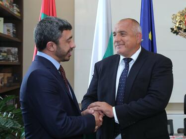Борисов се срещна с министъра на външните работи и международното сътрудничество на ОАЕ 