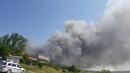 Пожарът на сметището в Шишманци затруднява движението по АМ Тракия, от РИОСВ успокояват