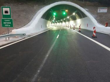 Ограничение на движението в тунел "Витиня" в посока София
