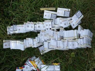 Хванаха 556 500 кутии контрабандни цигари в Хасково