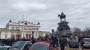 Фенове на „Левски“ пред Народното събрание