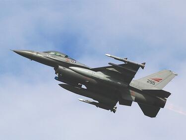 Обявяват договора за доставката на F-16 за българските ВВС