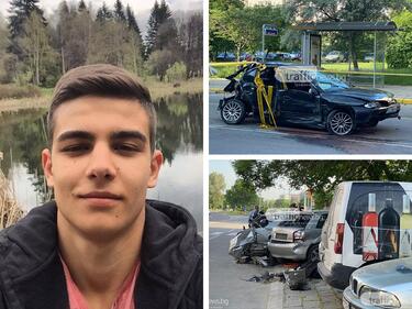 Млад шофьор се оказа рейсърът, който поломи 5 коли в Пловдив! Със счупена челюст е, спътникът му също оцеля