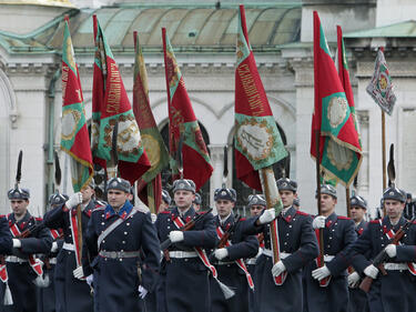 Тържествен водосвет на знамената беше отслужен в София 