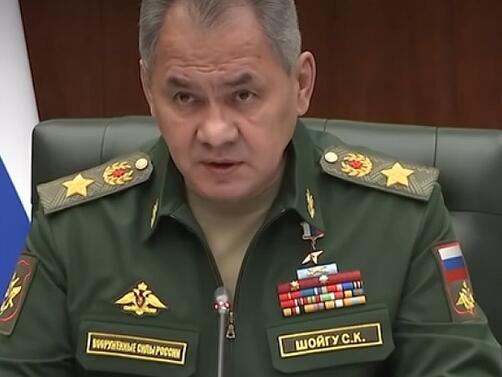 Руският министър на отбраната Сергей Шойгу участва във военно заседание