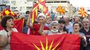 Хиляден протест с обиди към България пак заля Скопие